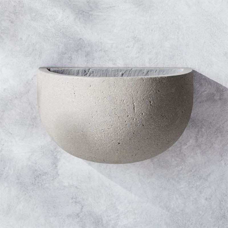 Concrete Hanging Planter + Reviews | CB2 | CB2