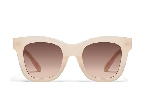 QUAY - Sunglasses for Men & Women, Round Lenses with UV Protection (After Hours, Bone/Brown Fawn) | Amazon (US)