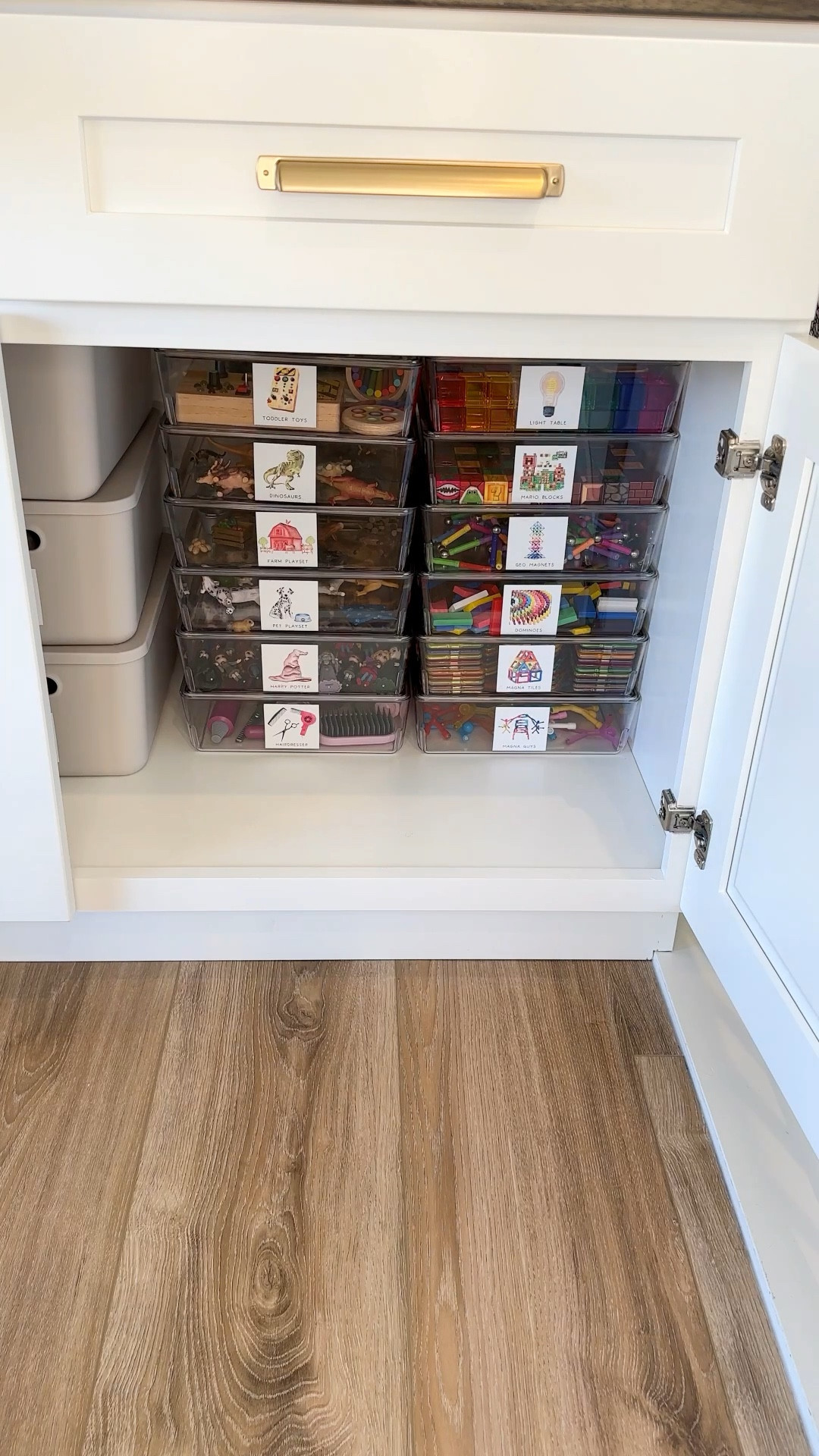 Toy organization must haves! This is perfect for a playroom or for the top of a closet to help with toy rotation.

#playroomorganization #playroomstorage #playroom #toystorage #toyorganization

#LTKFamily #LTKHome #LTKKids