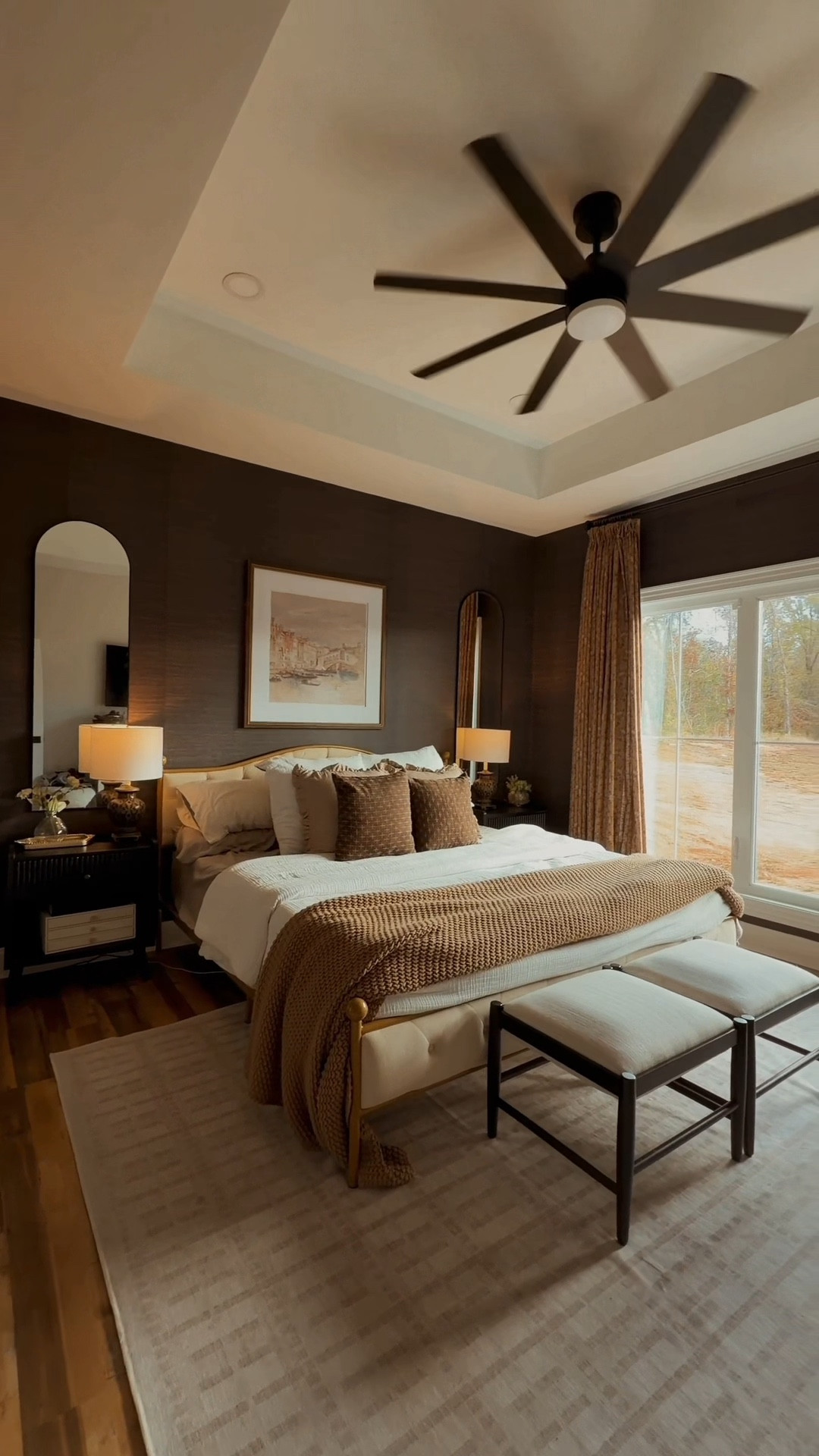 Biggest difference in our bedroom yet with Artscape 

#LTKHome