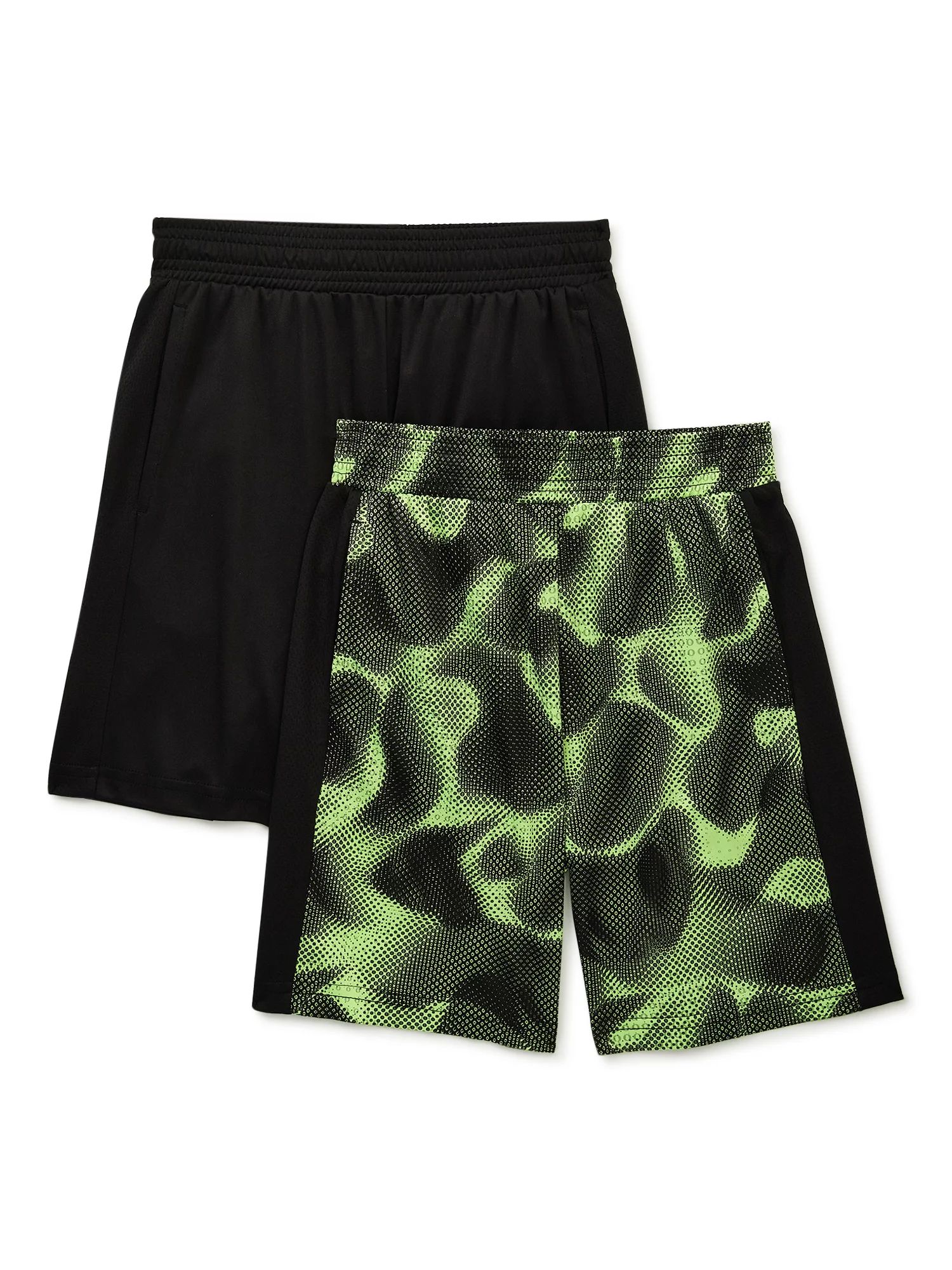 Athletic Works Boy Core Shorts, 2-Pack, Sizes 4-18 & Husky | Walmart (US)