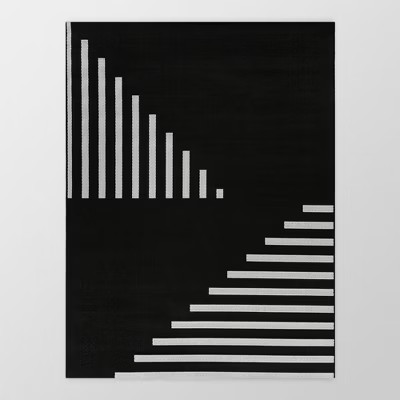 Geo Grace Indoor/Outdoor Rug - Black/White - Project 62™ | Target