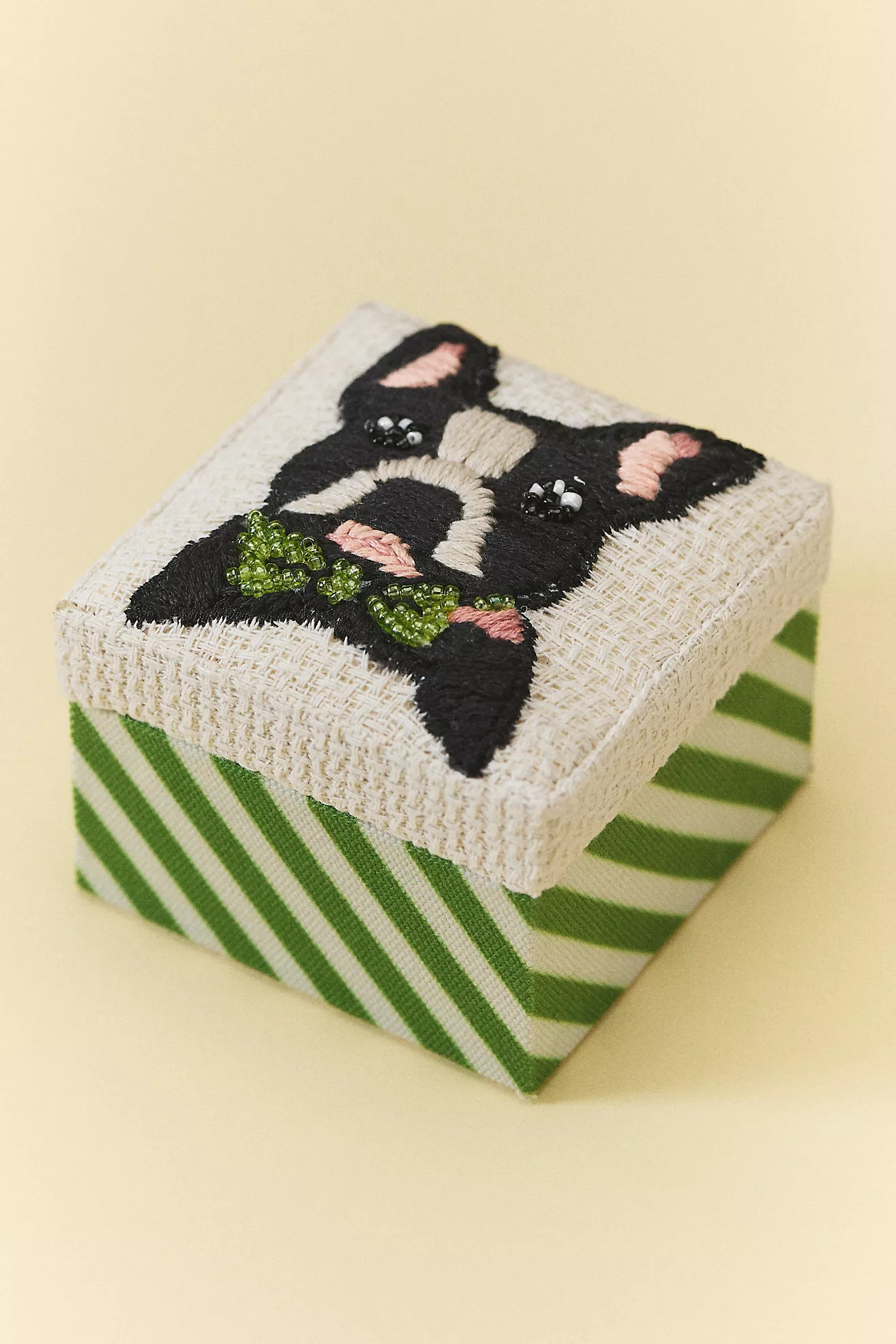 Embroidered Animal Jewelry Box | Anthropologie (US)