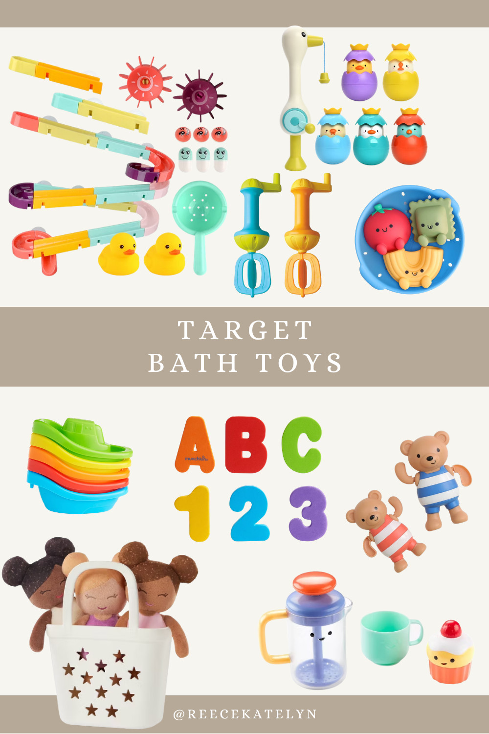 kids bath toys from Target 🛁
sharing our favorite toddler bath toys for fun, easy bath time (affordable & mom-approved)

perfect for keeping little ones entertained during bath time 🤍

#targetkids #bathtoys #toddlerlife #targetfinds #momlife #ltkfamily #ltkunder50 

 