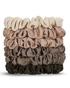 Kitsch Scrunchies for Women's Hair - Ultra Petite Hair Scrunchies | Large Hair Ties for Women | H... | Amazon (US)