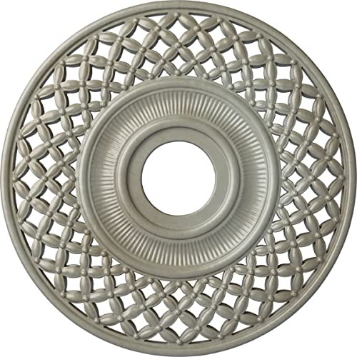 Ekena Millwork CM22RBFLS Robin Ceiling Medallion, 22 1/4"OD x 4 3/4"ID x 1 1/4"P, Hand-Painted Flash Gold | Amazon (US)