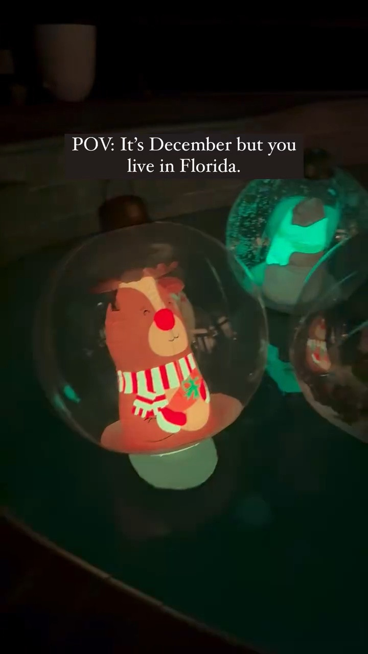How about these remote controlled, light up, inflatable floating ornaments that are winning Christmas?! 🏆 

These were a hit floating out there during our tacky holiday sweater party! 

#christmasdecorideas #christmasinflorida #christmashome #holidayhome #holidaypartyideas #holidayparty #christmaspartyideas #amazonfinds

#LTKHoliday #LTKSeasonal #LTKHome