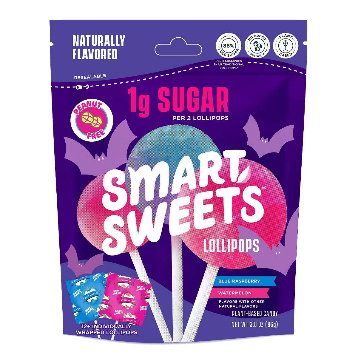 SmartSweets Halloween Lollipops Candy - 3oz | Target