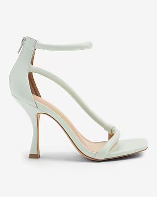 Tube Strap Heeled Sandals | Express