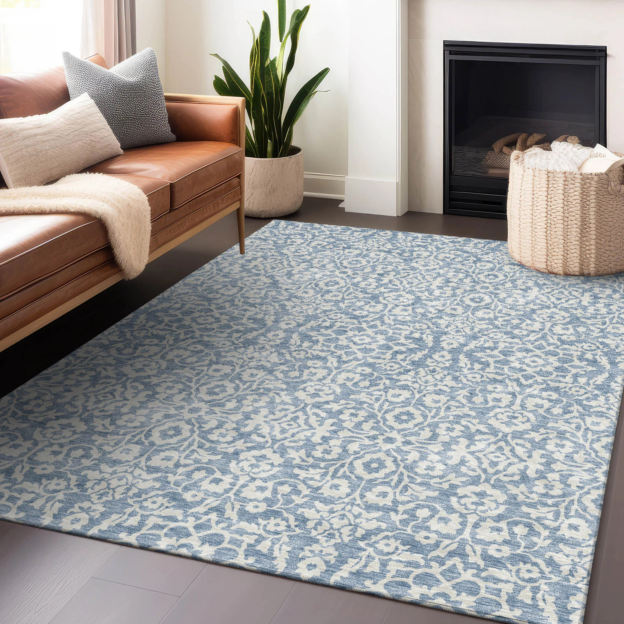 Lamanna Damask Rug | Wayfair North America