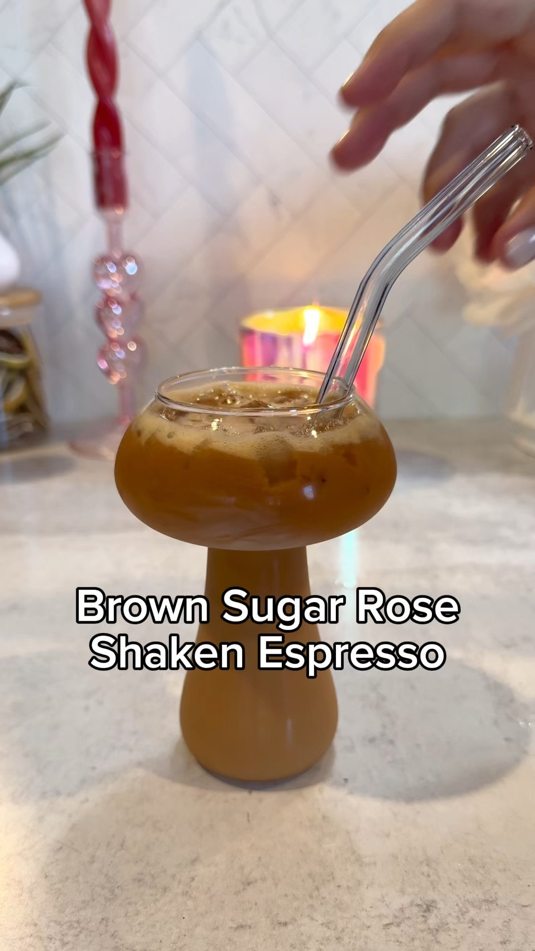 Brown sugar + rose + espresso = the most elite shaken coffee combo. It’s rich, floral, just the right amount of sweet, and tastes like something you’d pay $7 for at a fancy café ☕️

Brown sugar rose shaken espresso

Ingredients:
• 1tbsp brown sugar 
• 0.5oz rose syrup 
• 2oz espresso 
• Ice 
• Cinnamon bun creamer to taste 



#LTKWatchNow #LTKHome