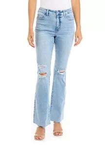 Women's High Rise 5 Pocket Flare Jeans | Belk