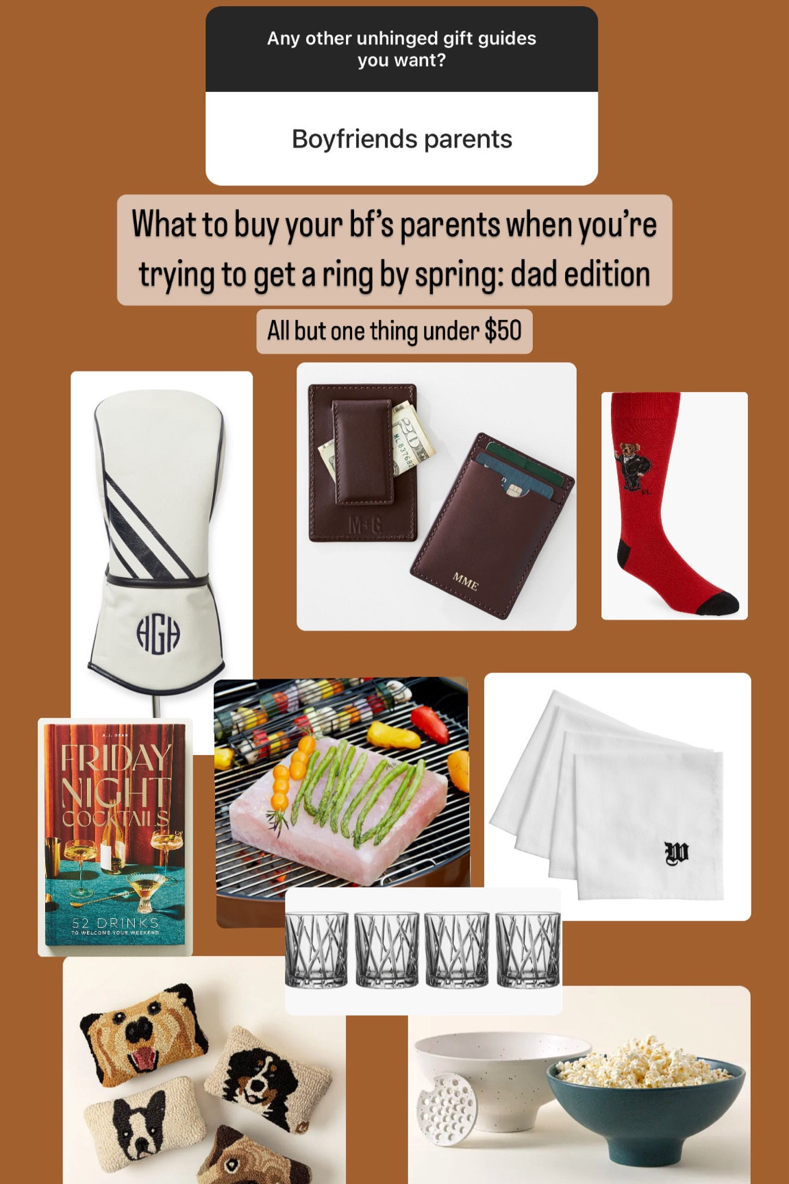 Boyfriends dads can be so hard so here’s a wide range of options all but one under $50

#LTKGiftGuide #LTKHoliday #LTKfindsunder50