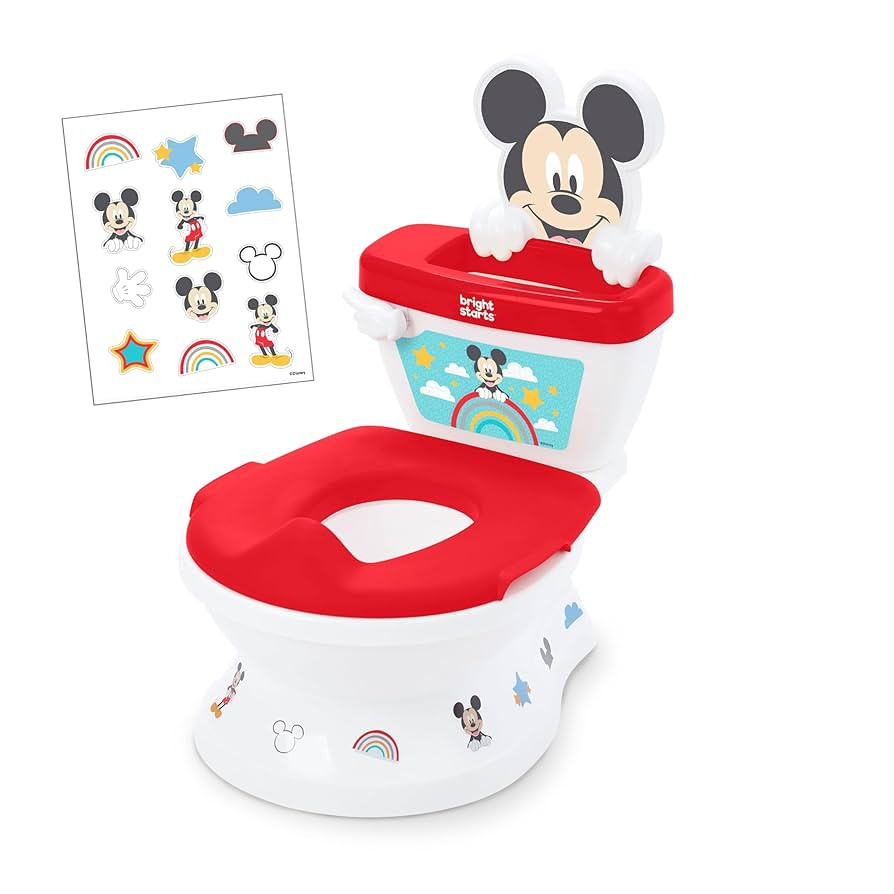 Disney Baby Mickey Mouse My Size Potty Training Toilet by Bright Starts, Toddler Potty Chair with... | Amazon (US)