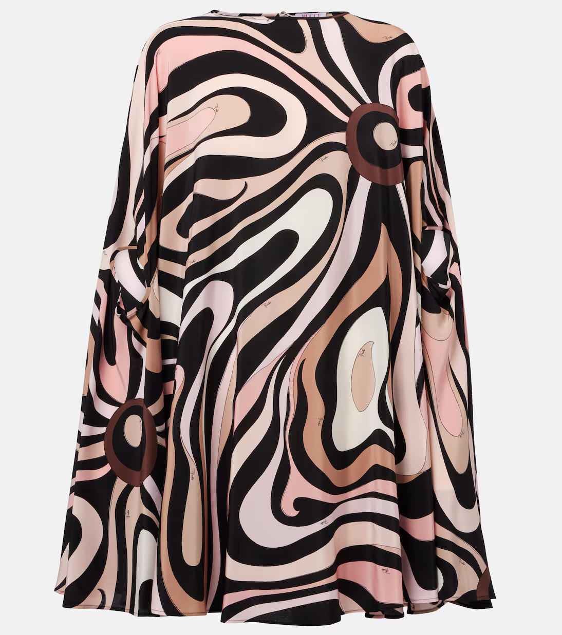 Marmo caped crêpe de chine minidress | Mytheresa (US/CA)