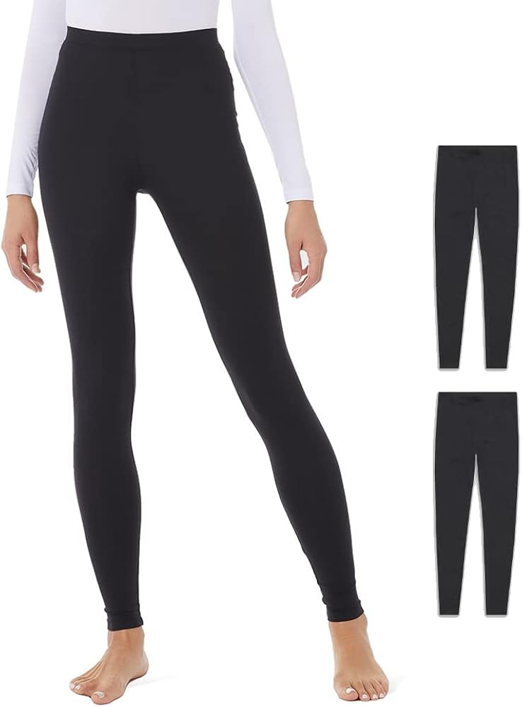 32 Degrees Women's 2 Pack Performance Ultra Light Thermal Baselayer Legging Pant | Amazon (US)