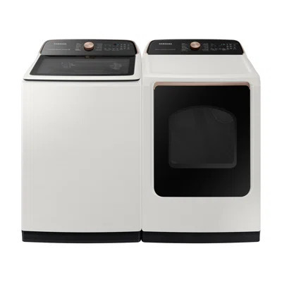 Samsung 5.5 cu. Ft. Top Load Washer with 7.4 cu. Ft. Dryer with Steam Sanitize+ | Wayfair North America