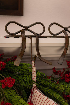 Noelle Bow Stocking Holder | Cottage and Key