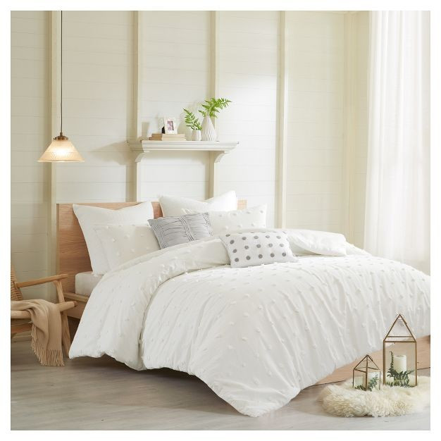 Kay Cotton Jacquard Duvet Cover Set | Target