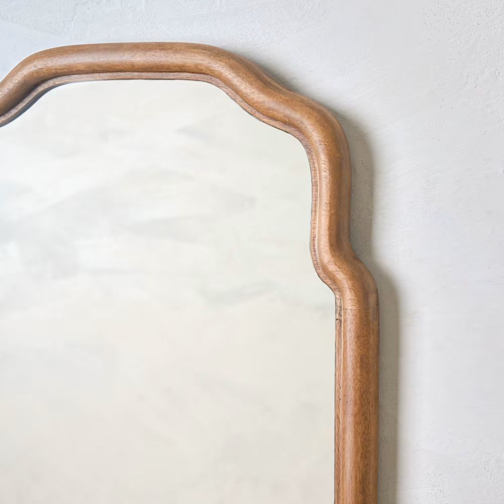 Olivia Wood Framed Accent Mirror | Magnolia