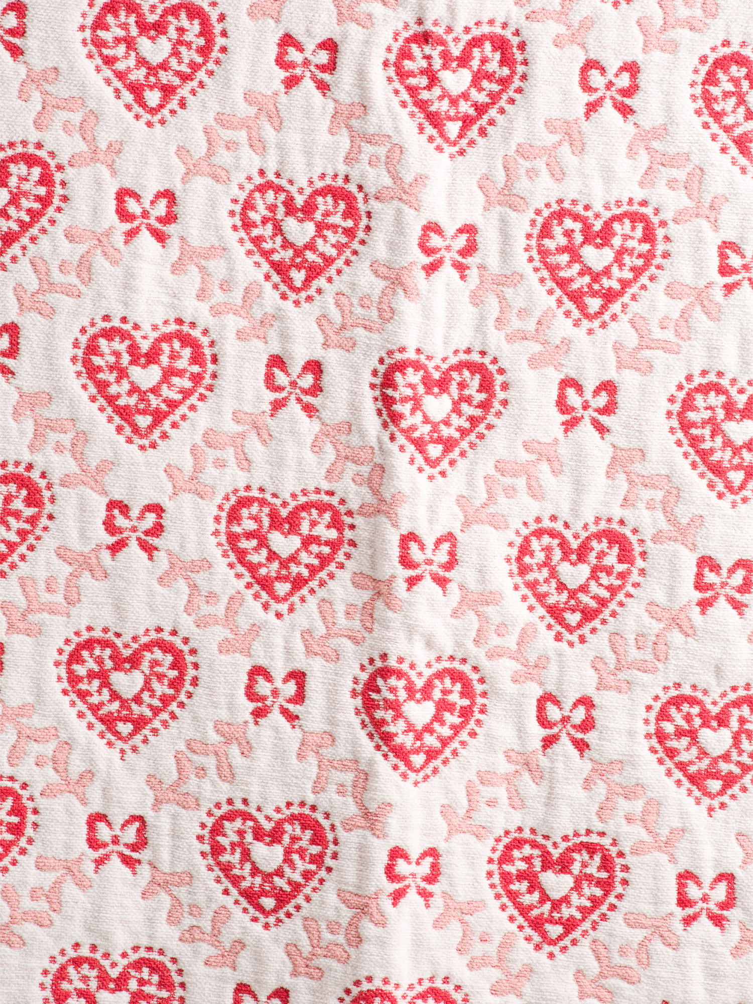 Eros Heart Patterned Chenille Throw | Valentine's Day | Marshalls | Marshalls