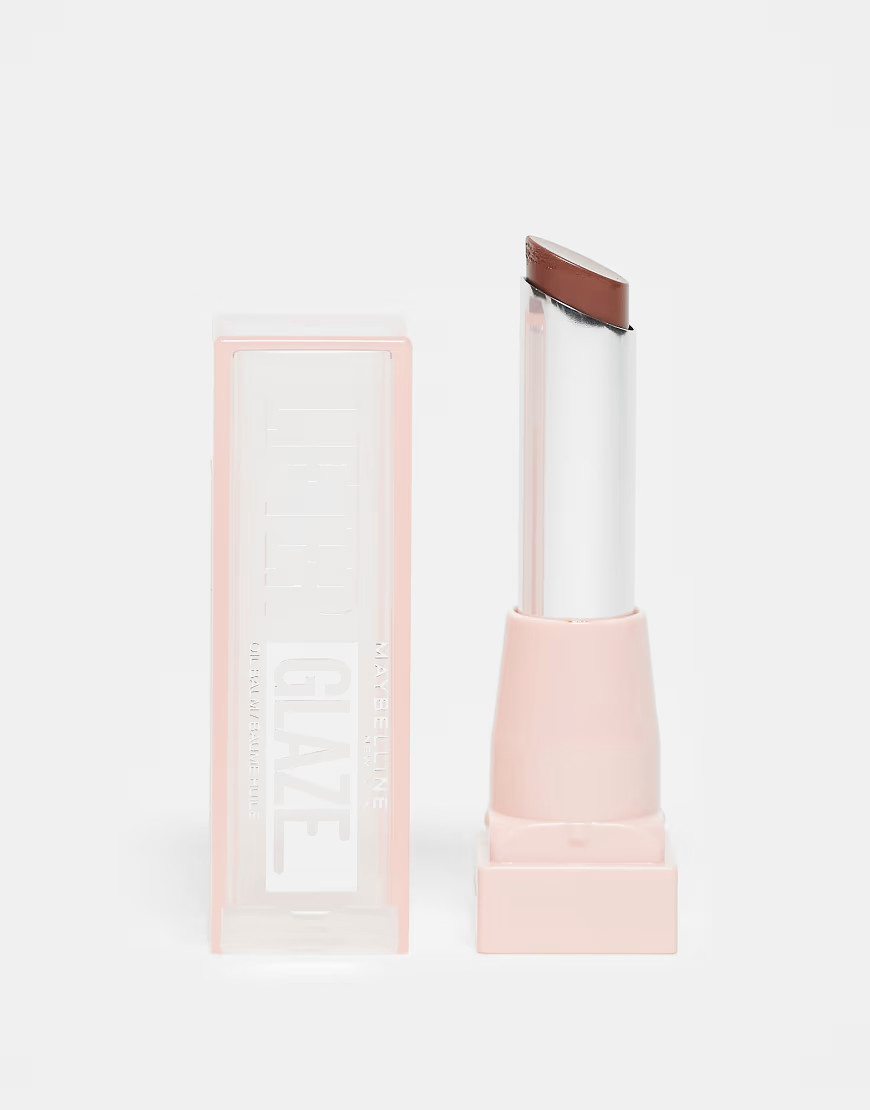 Maybelline Lifter Glaze Lip Oil Balm- Latte Crush-Brown | ASOS (Global)