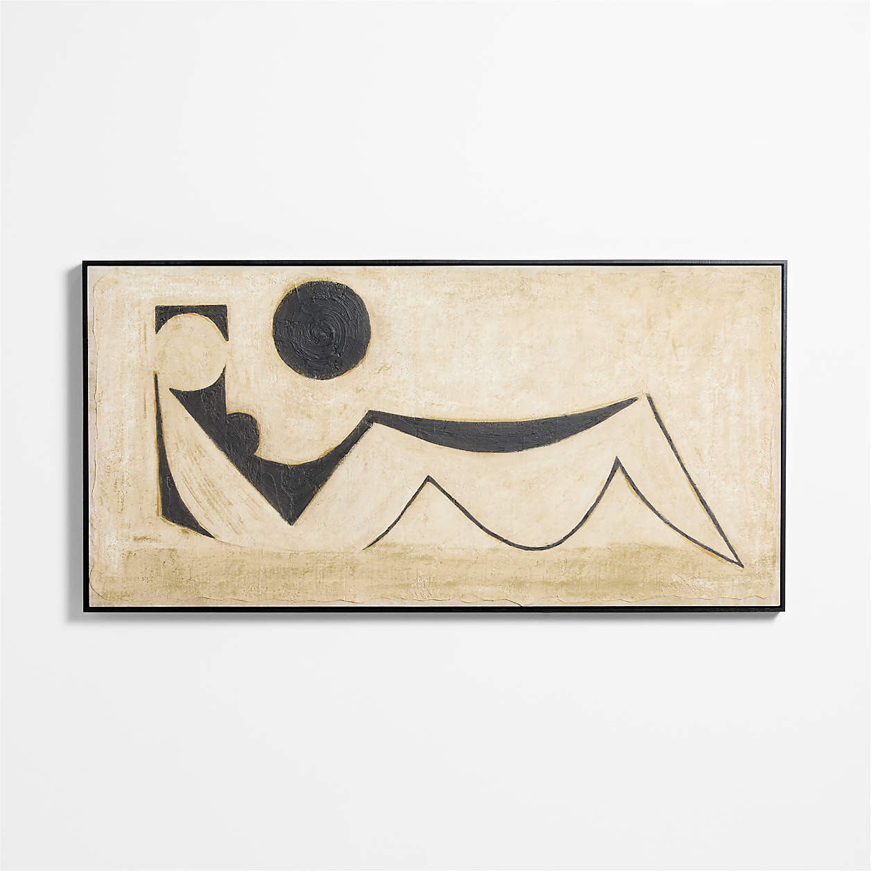 "Under the Moon" by Karen Parisian 64.7"x32.7" Framed Wall Art Print + Reviews | Crate & Barrel | Crate & Barrel