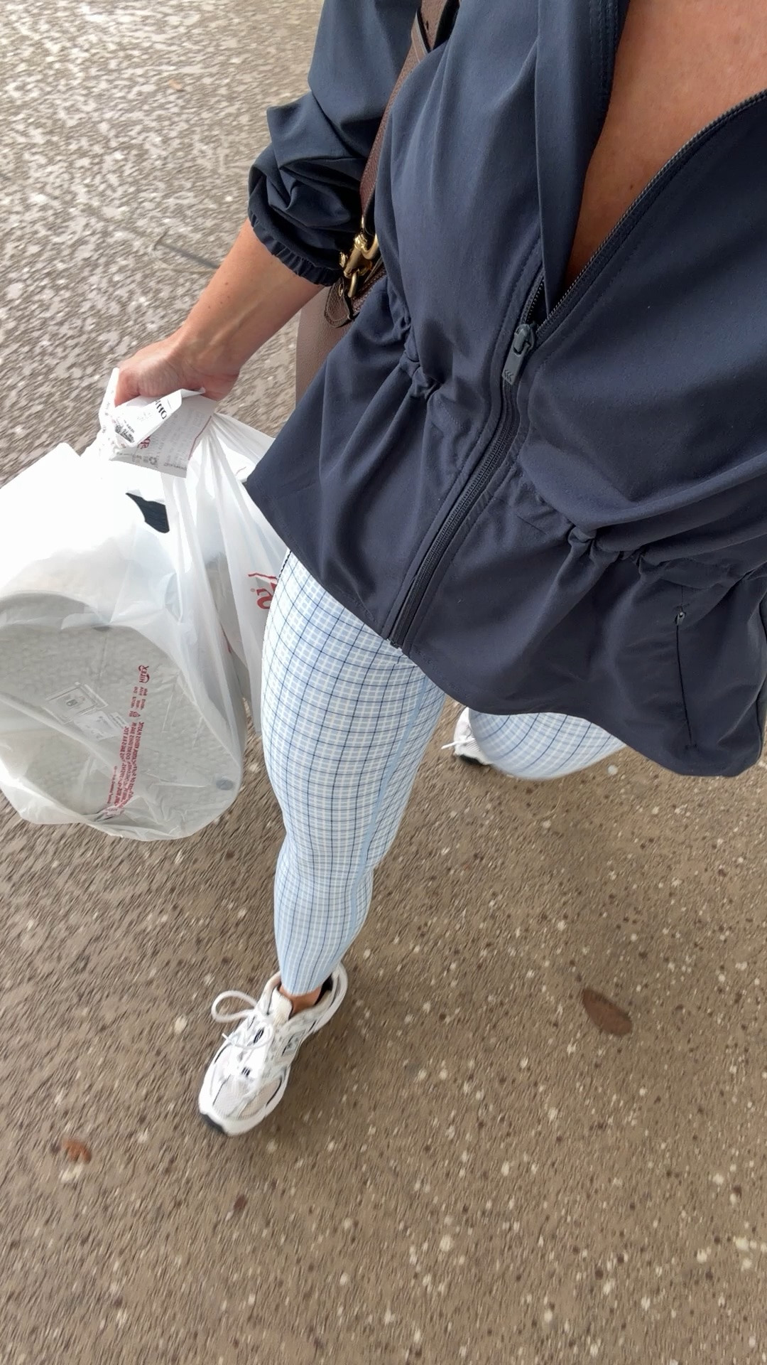This blue checkered workout set is SO cute for everything from errands to an actual workout 💙 The print makes it feel a little more fun than a basic legging set, and the navy jacket layered over it is such an easy throw-on-and-go look. I’m wearing an XS in the bottoms and sized up to a medium in the top.

blue checkered workout set, blue gingham leggings, matching activewear set, women’s workout outfit, athleisure outfit, fall activewear, cute gym outfit, running errands outfit, blue leggings set, affordable activewear, casual mom outfit, matching workout set

#LTKootd #LTKmomlife #LTKdayinmylife