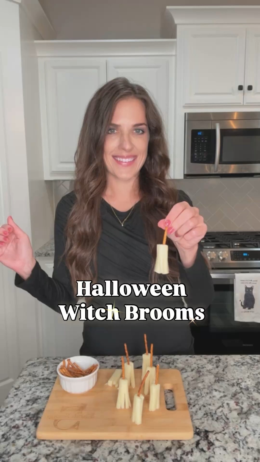 This is the easiest Halloween appetizer to make for any parties! These Halloween witch brooms just need string cheese and pretzel sticks! 

#LTKHome #LTKParties #LTKSeasonal