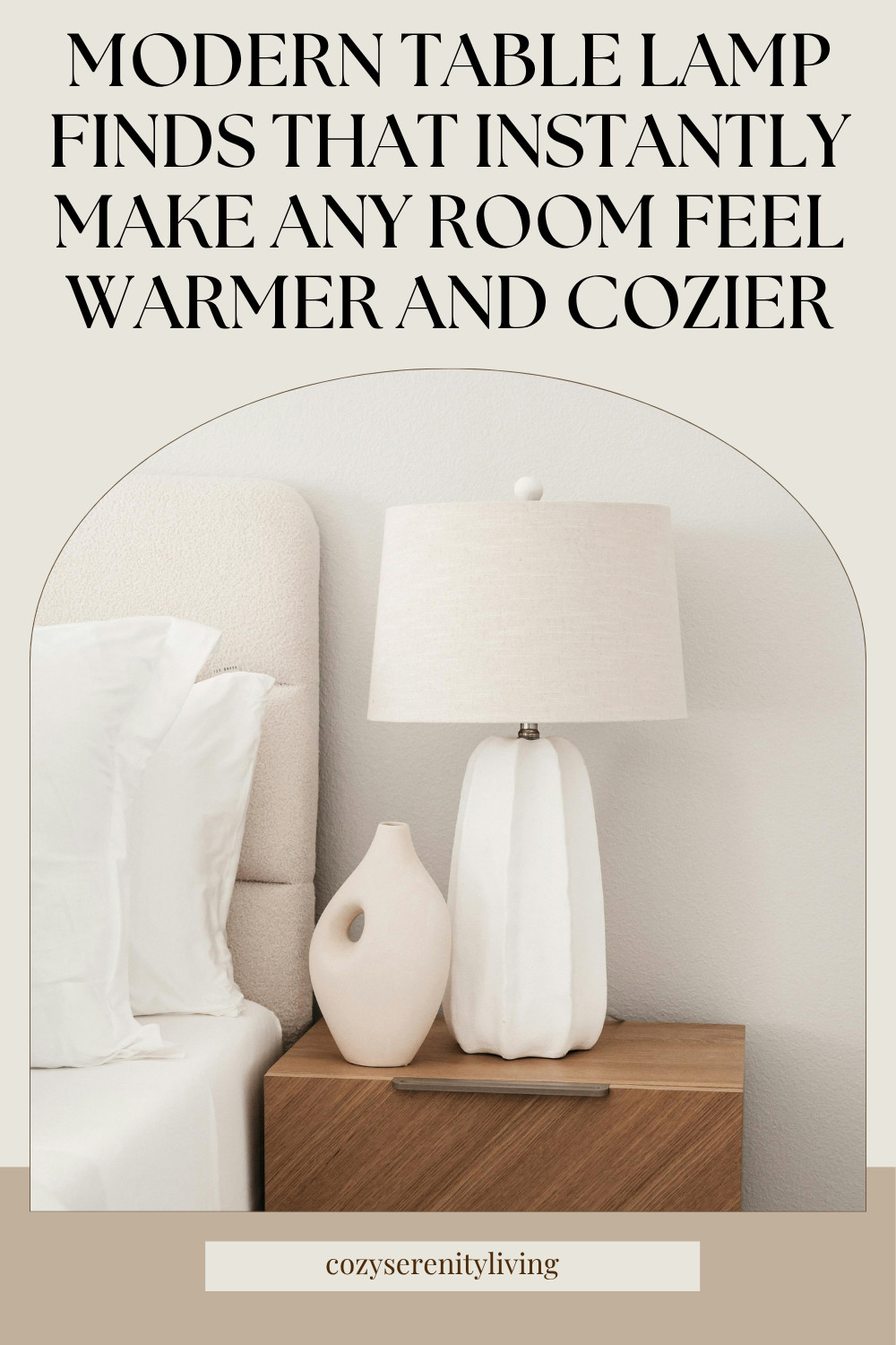 Modern Table Lamp Finds That Instantly Make Any Room Feel Warmer and Cozier
Modern table lamp finds that instantly make any room feel warmer and cozier, no rewiring required. A sculptural ceramic base paired with a soft linen shade brings warm, ambient light to any bedside or console styling moment. Pair with a small ceramic vase for a simple, curated nightstand look. Tap the title to shop all finds. #affiliatelink #moderntablelamp #cozybedroomdecor
modern table lamp finds, cozy bedroom lighting ideas, ceramic table lamp decor, linen lampshade styling, nightstand lamp aesthetic, ambient bedroom lighting, sculptural lamp base decor, warm home lighting finds, aesthetic bedside decor, cozy nightstand styling ideas

#LTKdayinmylife #LTKHome #LTKSaleAlert
