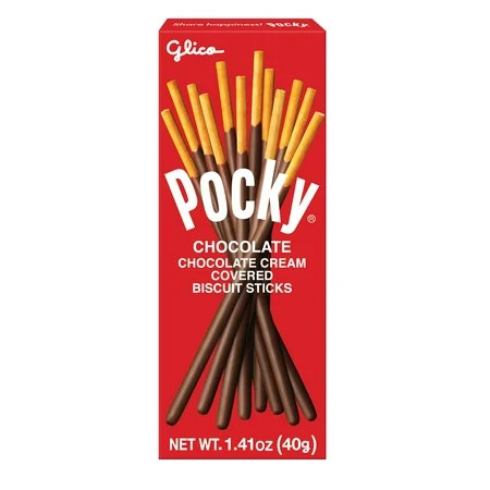 Glico Pocky Chocolate Covered Biscuit Sticks, 1.41 oz. | Walmart (US)