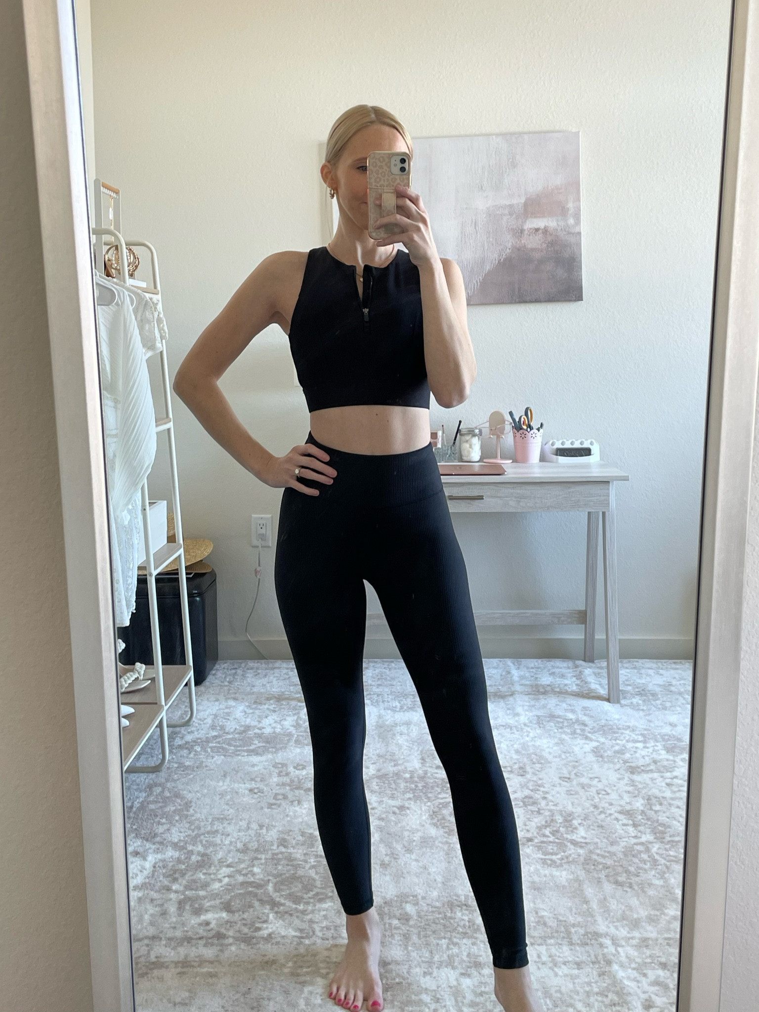 Leggings Guide - best leggings for working out. Linc Active ribbed leggings. Wearing an XS in both the black leggings and sports bra.

Black leggings outfit, leggings outfit, leggings, workout leggings, high waisted leggings, zip up sports bra, adjustable sports bra, supportive bra, ankle length leggings, 4 way stretch leggings, gym leggings, best leggings, gym style, activewear set, black workout set #workoutset #lincactive #blackleggings #blackleggingsoutfit #bestworkoutleggings #gymleggings

#LTKSeasonal #LTKFind #LTKfit