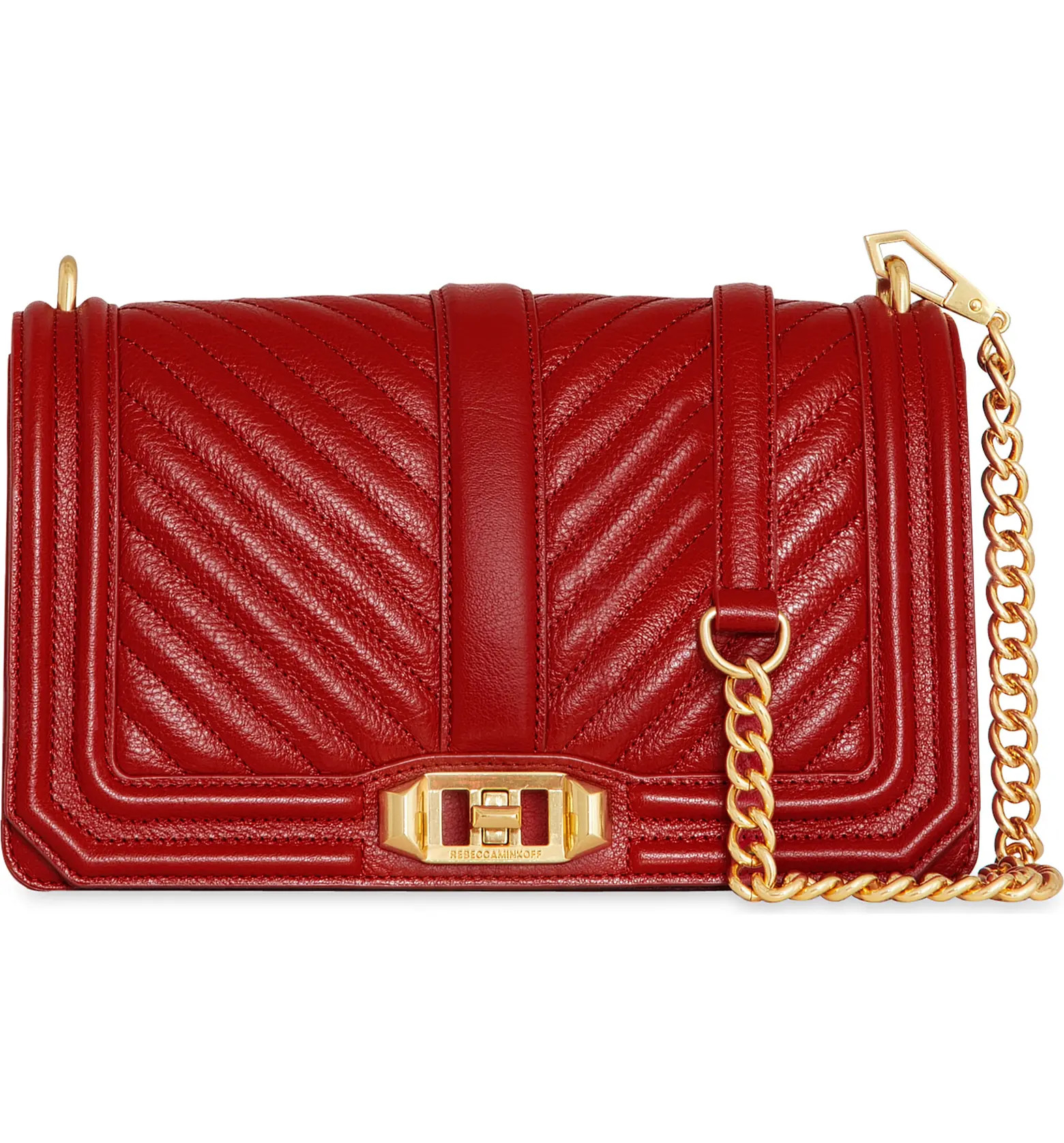 Chevron Quilted Love Leather Crossbody Bag | Nordstrom