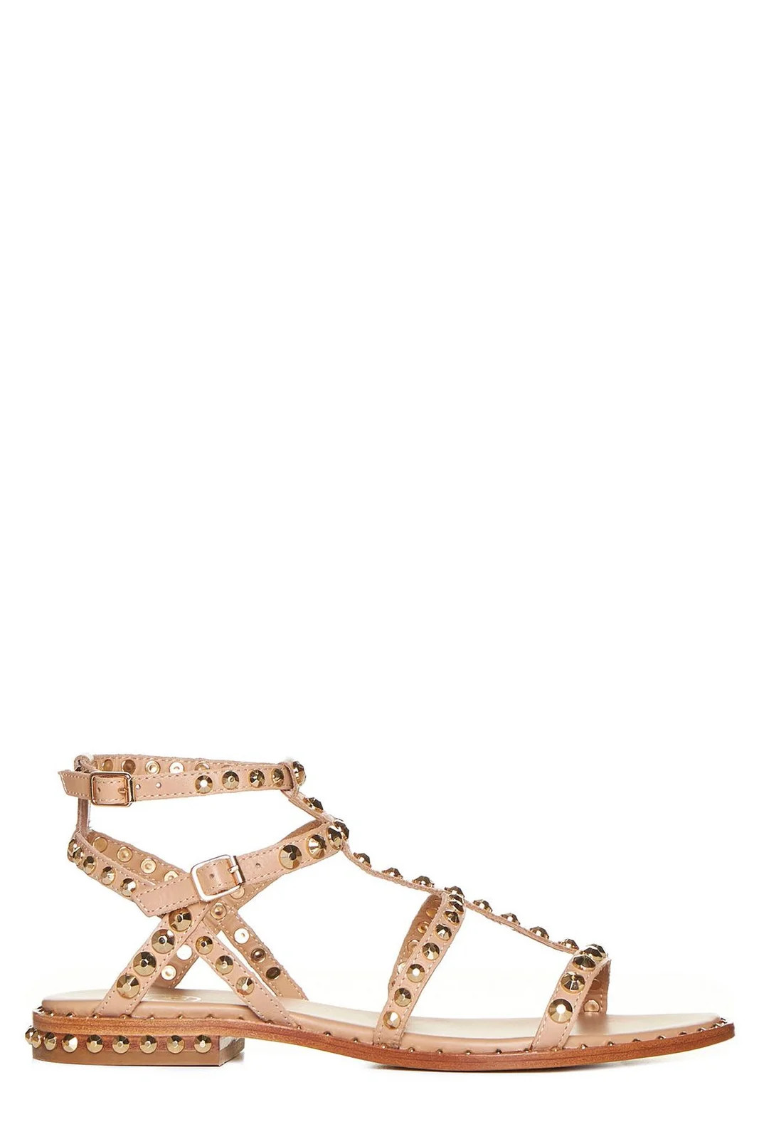 Ash Precious Stud Embellished Open Toe Sandals | Cettire Global