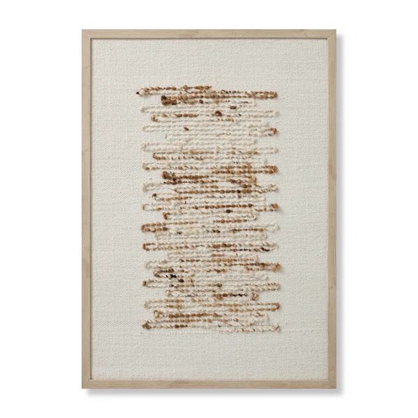 Amber Lewis x Loloi Greenwich Gold / Ivory 2'-6" x 3'-6" Wall Art | Wayfair North America