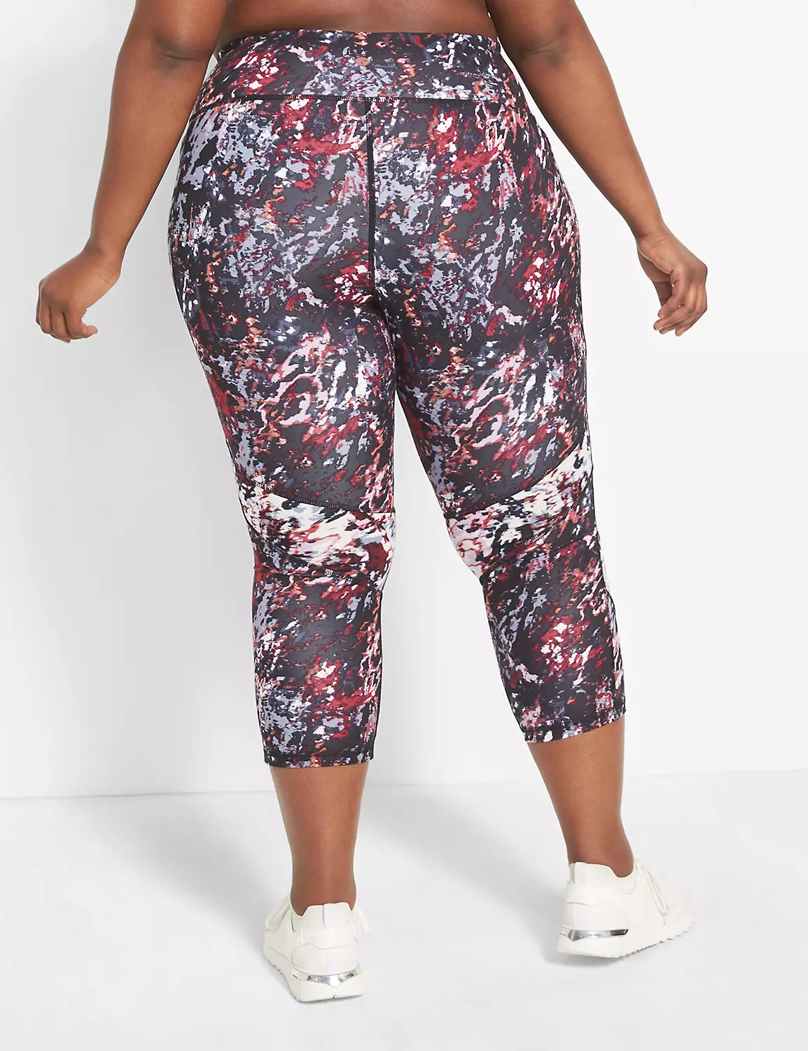 LIVI High-Rise LIVI Soft Capri Legging - Mixed Print | LaneBryant | Lane Bryant (US)