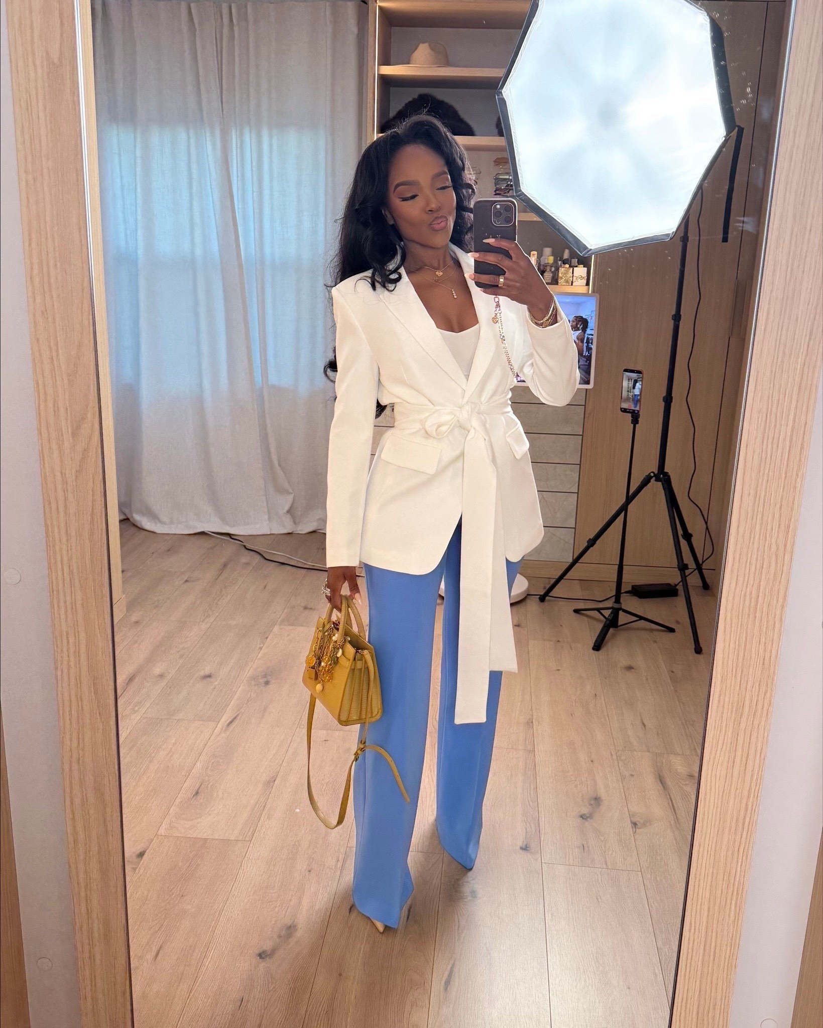 Scroll to shop! ✨ Everything from this look is linked below. 👇🏽    Wearing: Size Small | 5’4” | 140 lbs  📲   Download the FREE LTK app & follow me (@kirasfashionfinds) to shop all my daily finds.  #LTKootd #LTKPetite #LTKU