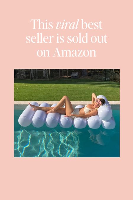 Found it. Grab yours before they're gone. 

This is going to be THE pool float to have this year. 

Poolside, pool, outdoor decor, swim style, pool style, pool floats, luxe for less

#LTKhome #LTKswim #LTKfindsunder100