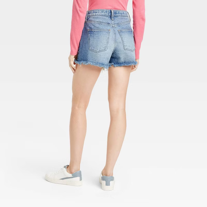 Women's High-Rise Vintage Midi Jean Shorts - Universal Thread™ | Target