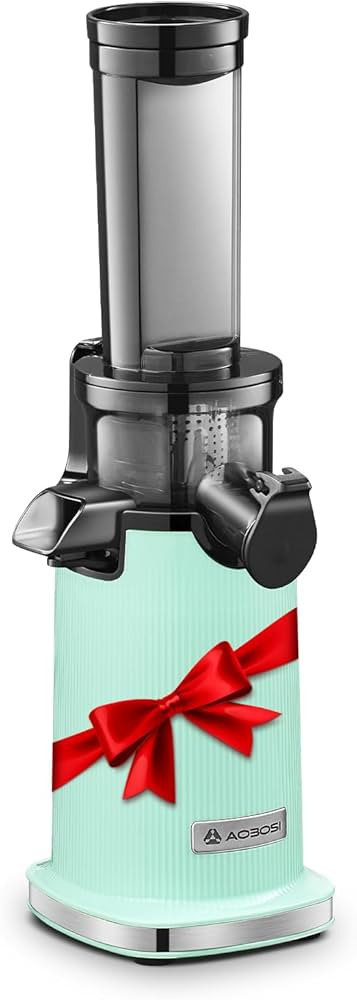 Cold Press Juicer, Aobosi Compact Small Juicer Machines Easy to Clean Space-Saving Slow Juicer wi... | Amazon (US)