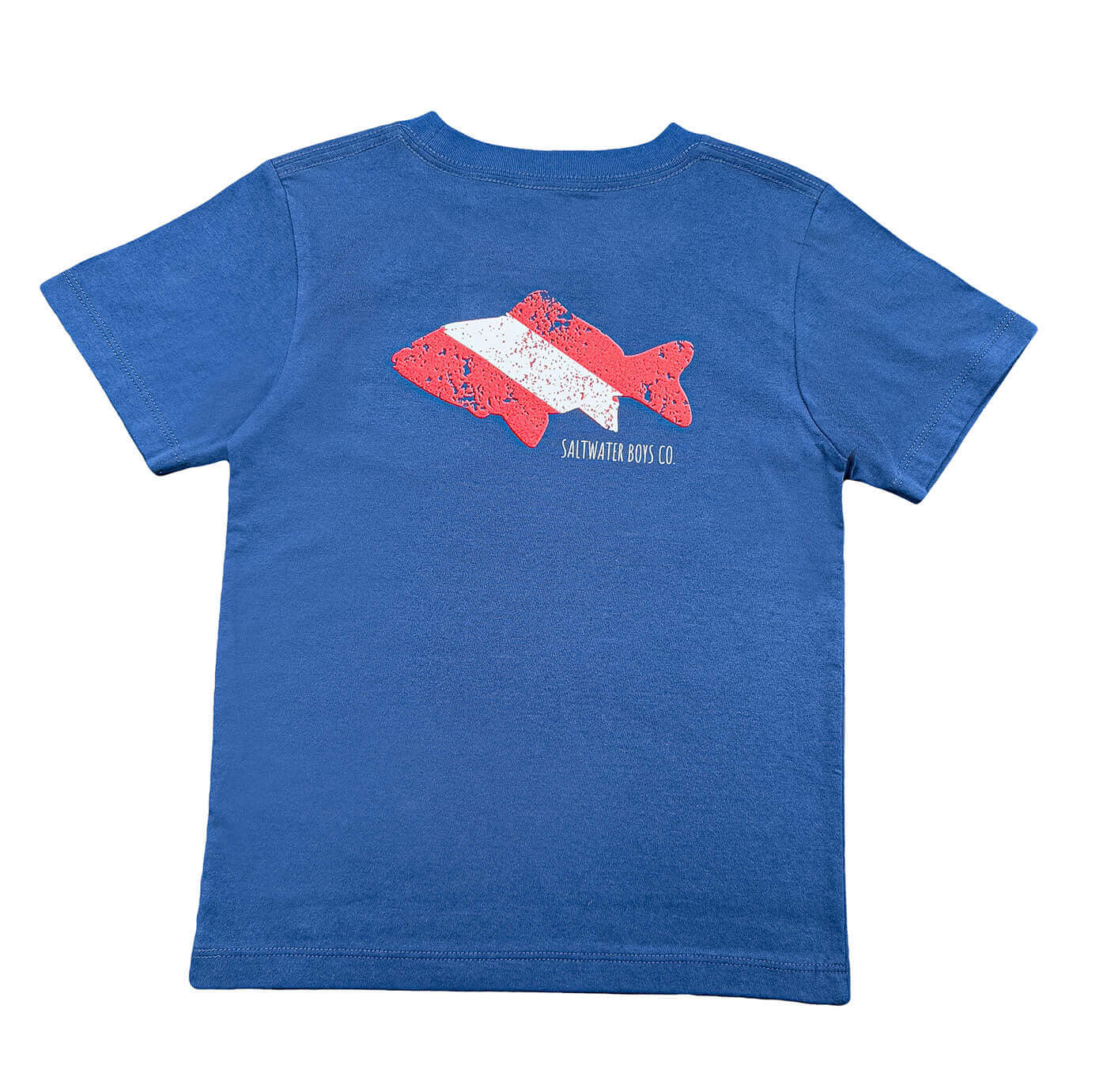 Dive Flag Boys Graphic Tee SS Navy | Saltwater Boys Company