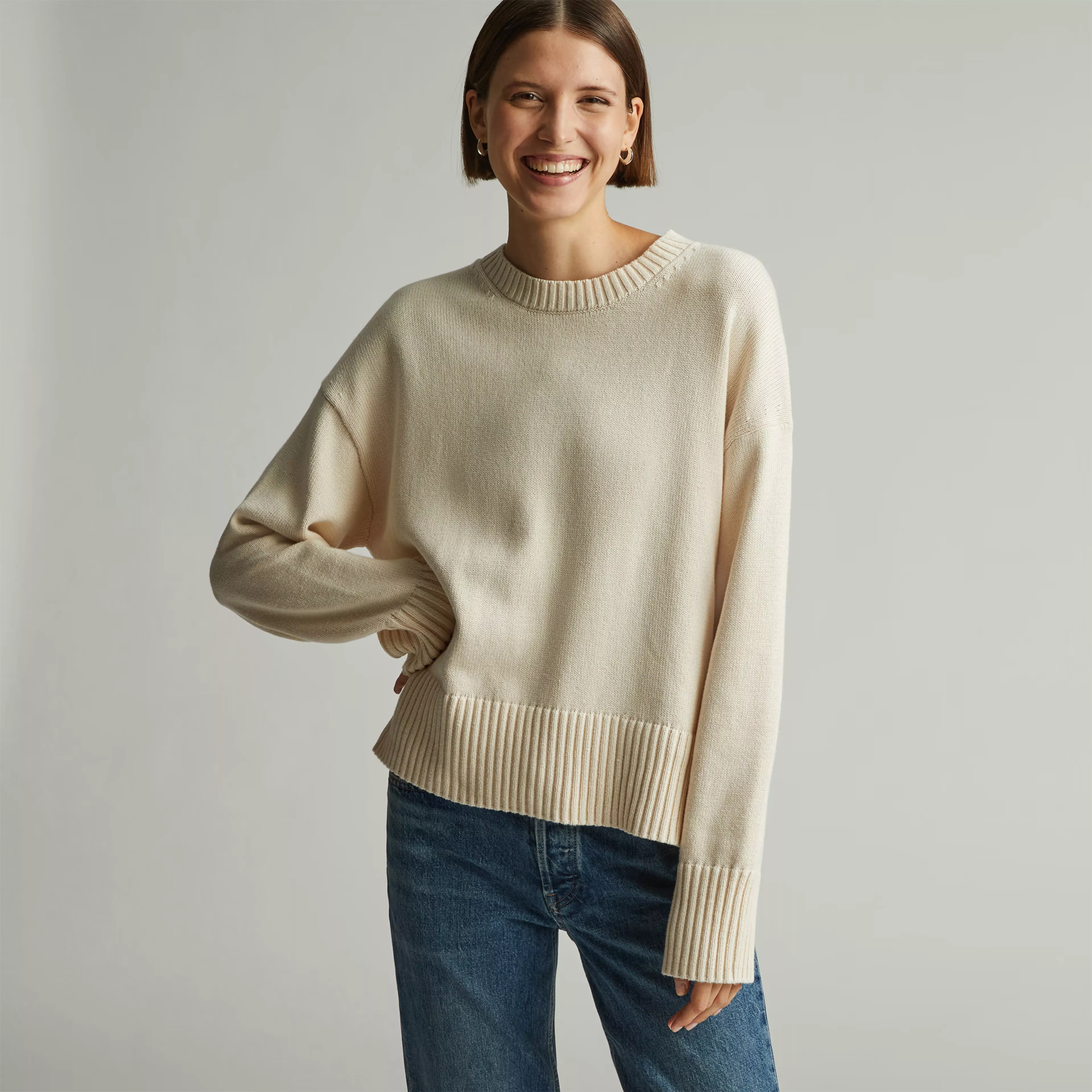 Everlane cotton crew sweater sales