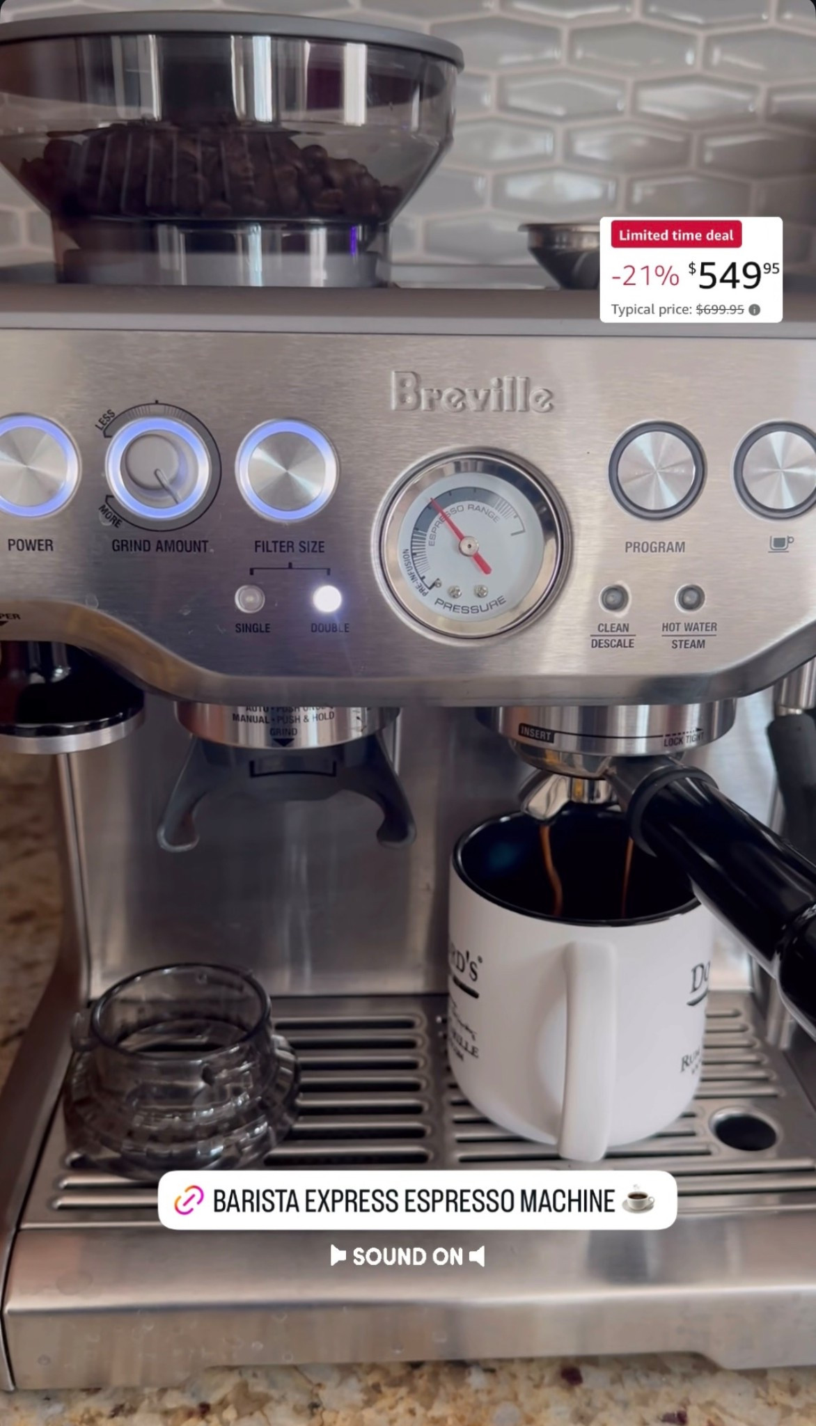 Breville espresso machine 
Prime Day
Amazon Primee

#LTKHome