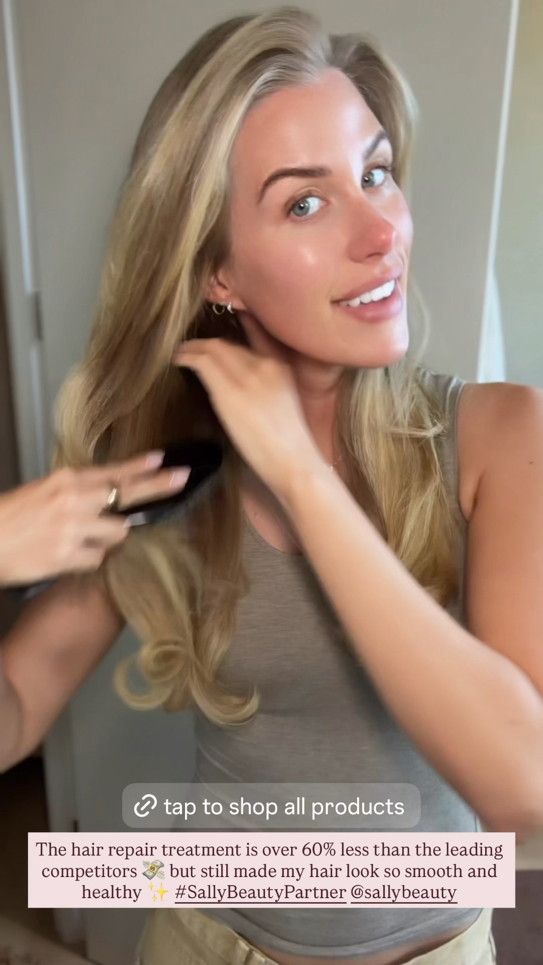my hair has been SO dry lately from bleaching + constant heat styling, so I started using the ion 24K Hair Repair Rapid Recovery Peptide Leave-In Treatment from @SallyBeauty and I’m genuinely impressed 🤍 I used it after the detox shampoo on wet hair, left it on for 3 minutes and then combed through. My hair instantly felt softer, smoother, and way easier to detangle without feeling heavy or coated 🫶🏼 #SallyBeautyPartner @sallybeauty

#LTKgrwm #LTKselfcare
