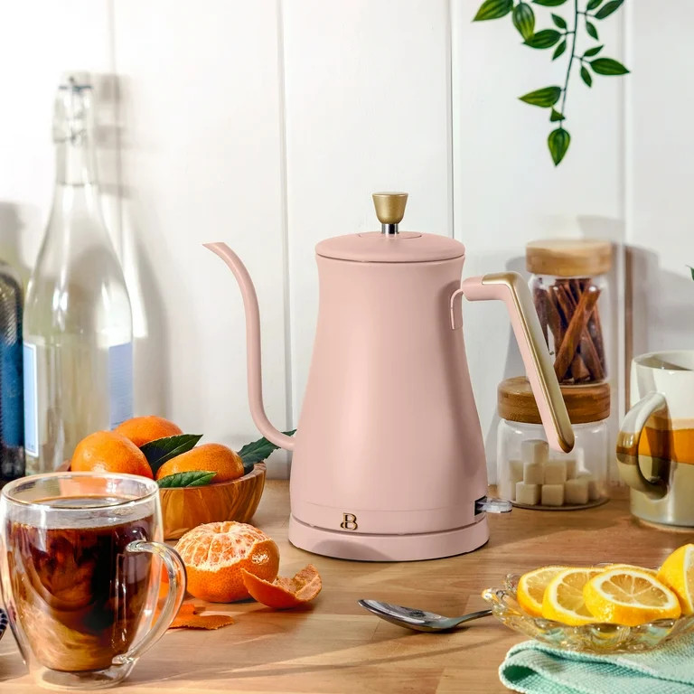 Beautiful 1-Liter Electric Gooseneck Kettle 1200 W, Rose by Drew Barrymore | Walmart (US)