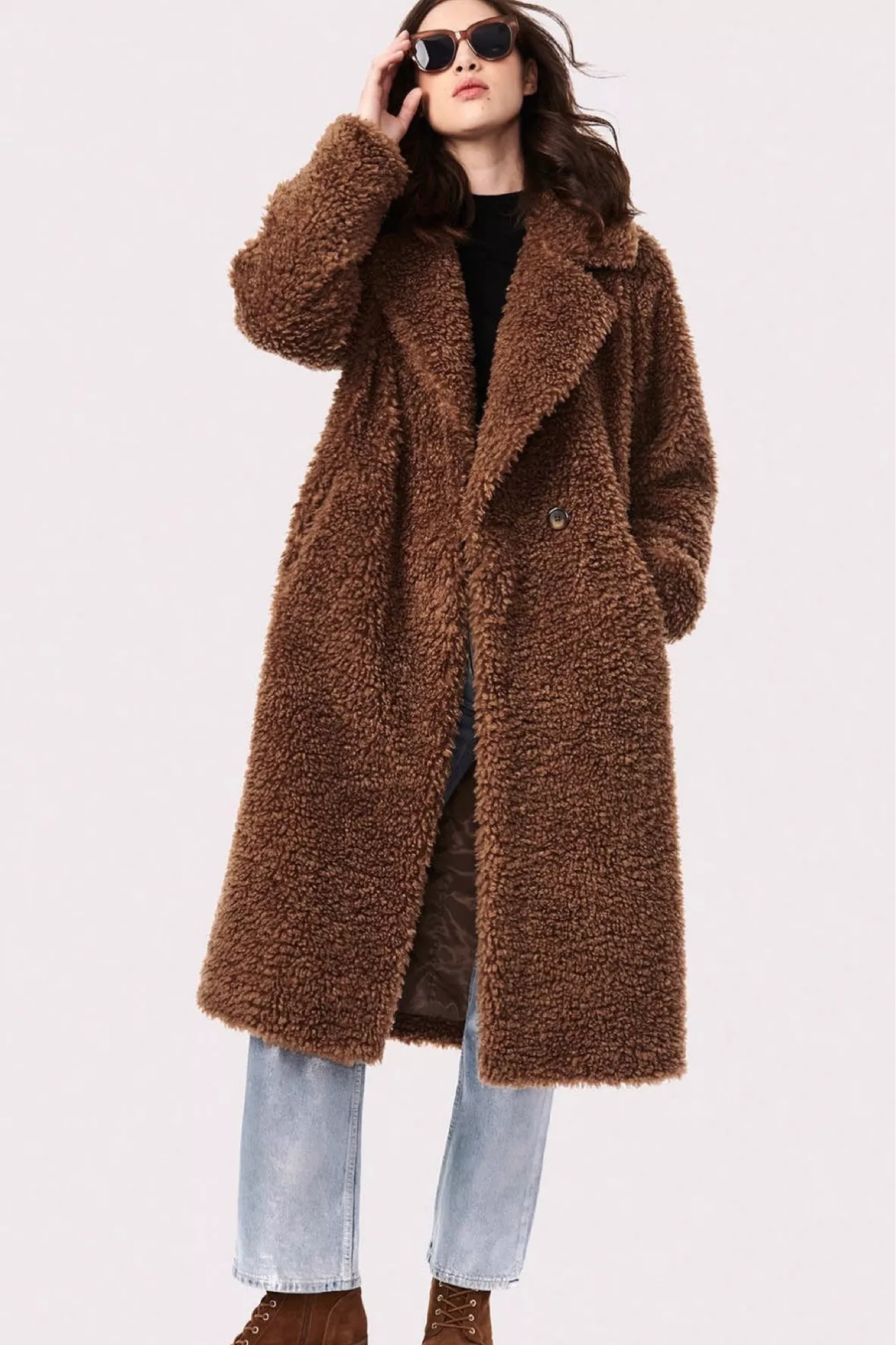 Teddy Vegan Fur Jacket