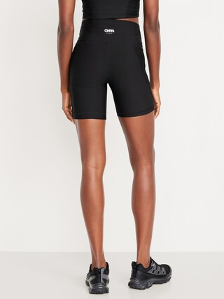 High-Waisted PowerSoft Biker Shorts -- 6-inch inseam | Old Navy (CA)