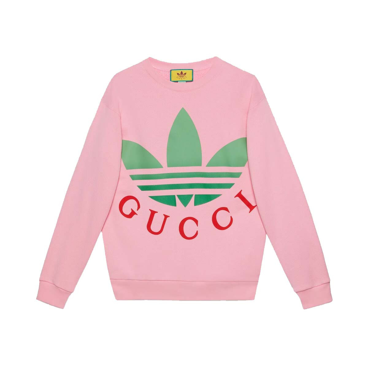 Women's Gucci x Adidas Cotton Jersey Sweatshirt in Pink | StockX