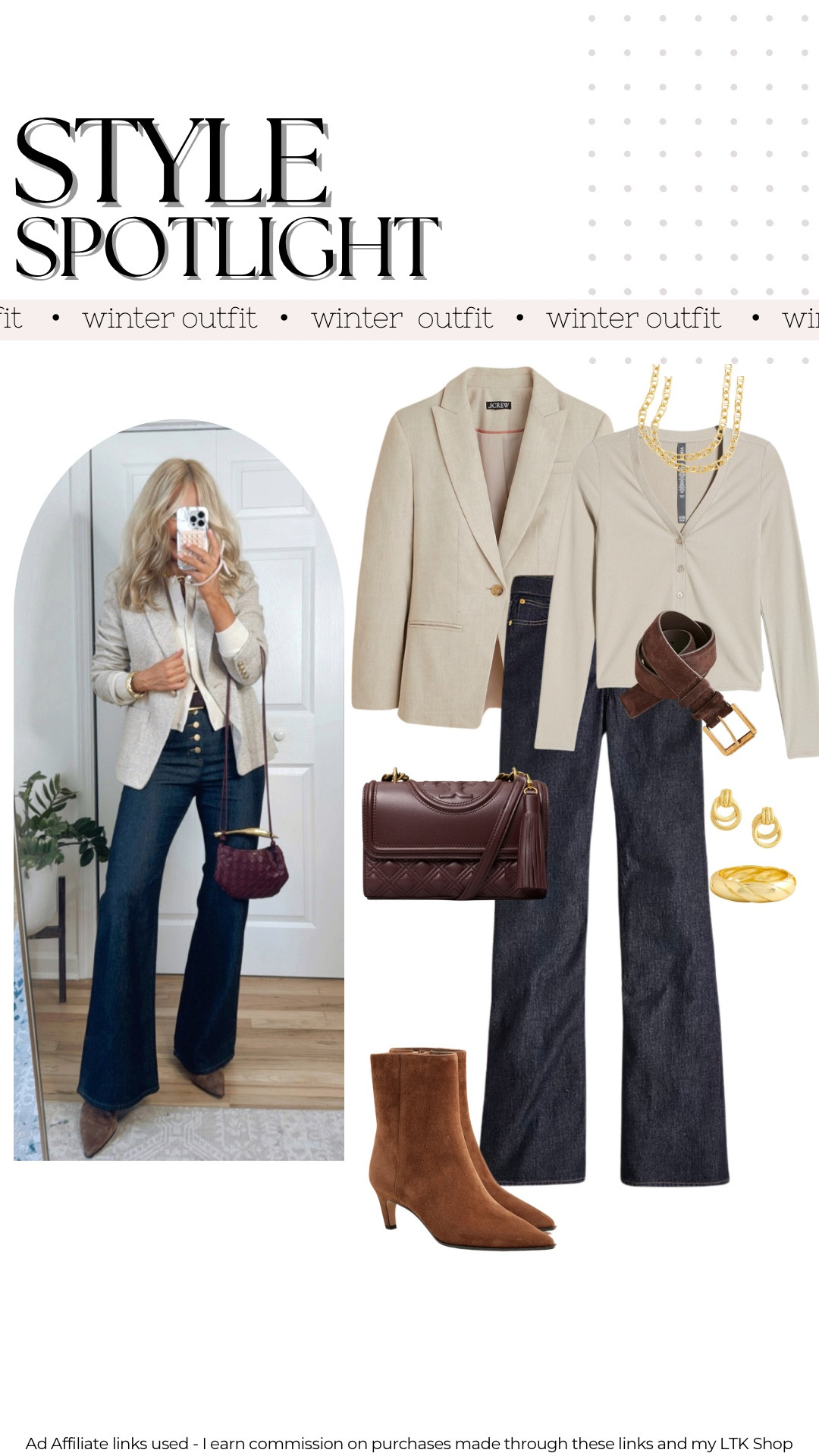 Flare leg jeans outfit inspo 