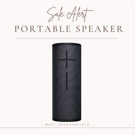 This portable speaker is currently on sale! I gifted this to my husband last year and he loves it! Perfect for golfing or the beach! #dad #husband #gift #amazon #christmas #sale 

#LTKmens #LTKGiftGuide #LTKsalealert